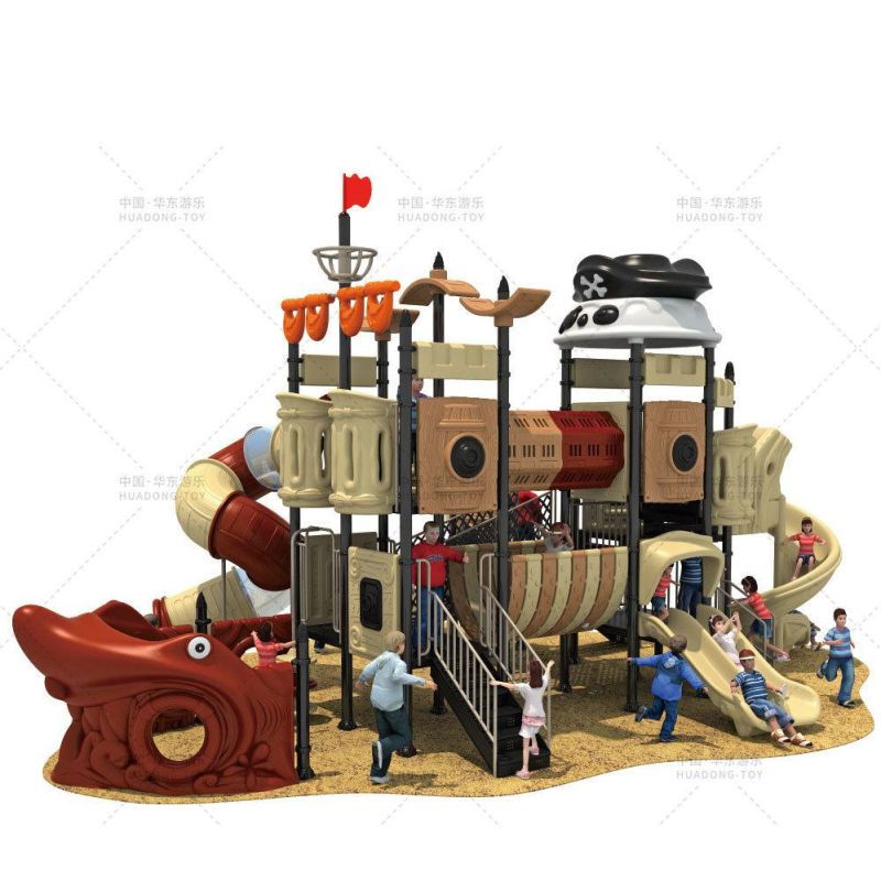 Pirate Theme Park Equipments Good for Parents and Kids Outdoor Park Playground