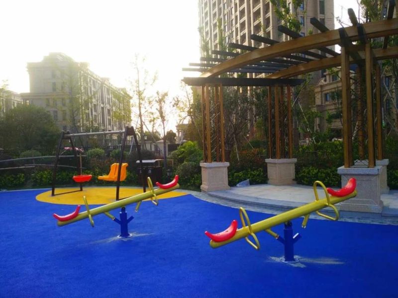 New Design Seesaw Children Outdoor Playground Equipment PE Board Rocking Equipment Customize Available