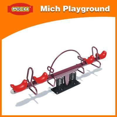 Kids Red Outdoor Seesaw for Amusement Park