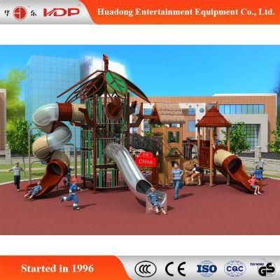 Forest Series Wooden Climb Children Funny Outdoor Playground (HD-MZ004)