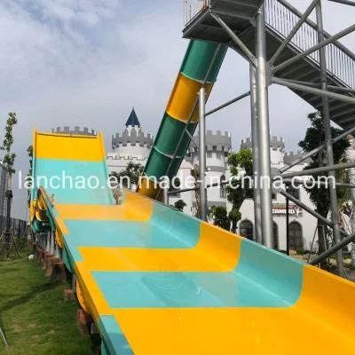 Exciting Rafting Slide Fiberglass Water Park Slide for Adult