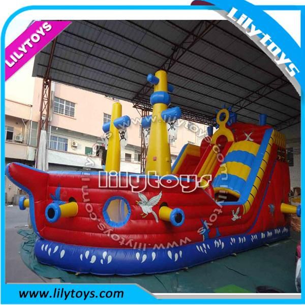 Inflatable Jumping Castle Ship Jumping Boat Bouncer Ship