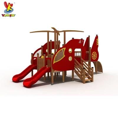 Kids Outdoor Helicopter Model Playground Equipment for Play Station