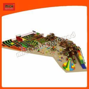 Children Irregular Indoor Playground Equipment Entertainment Park Trampolines