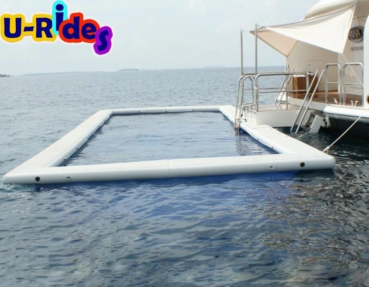 OEM Pool Inflatable platform swimming pool floating mat for water sports