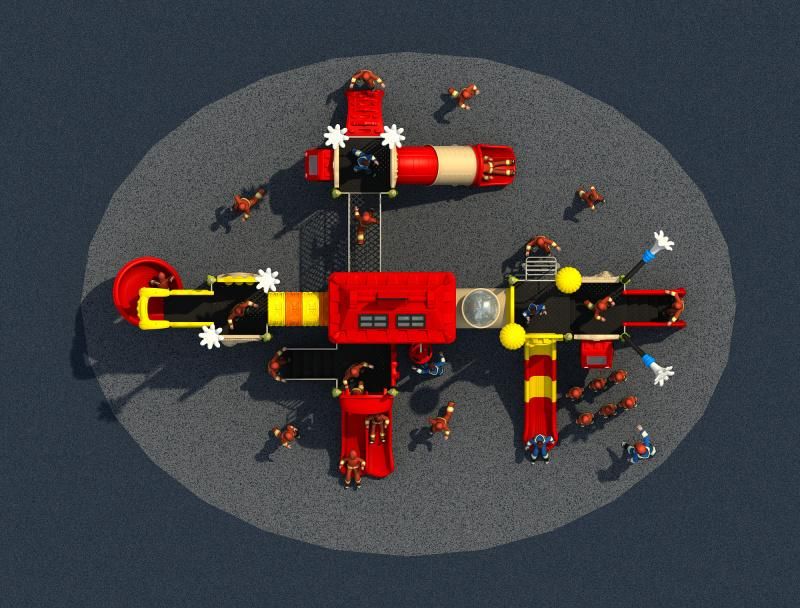 Fire Control Serie Outdoor Playground Park Amusement Equipment