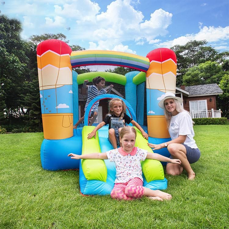 Fashion Kids Play Inflatable Castle Slide Boucer