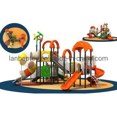 Plastic Outdoor Kids Amusement Slide Backyard Playground Equipment
