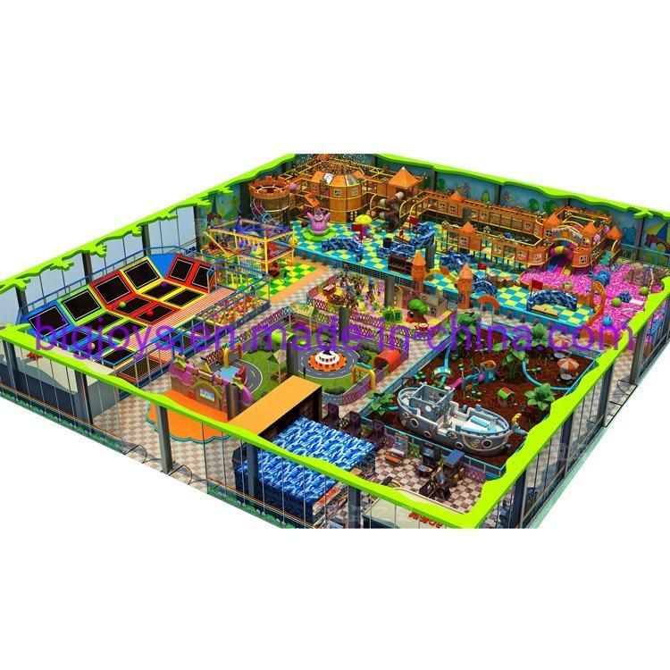 Good Quality Jungle Theme Park 2 Floor Soft Indoor Playground for Sale