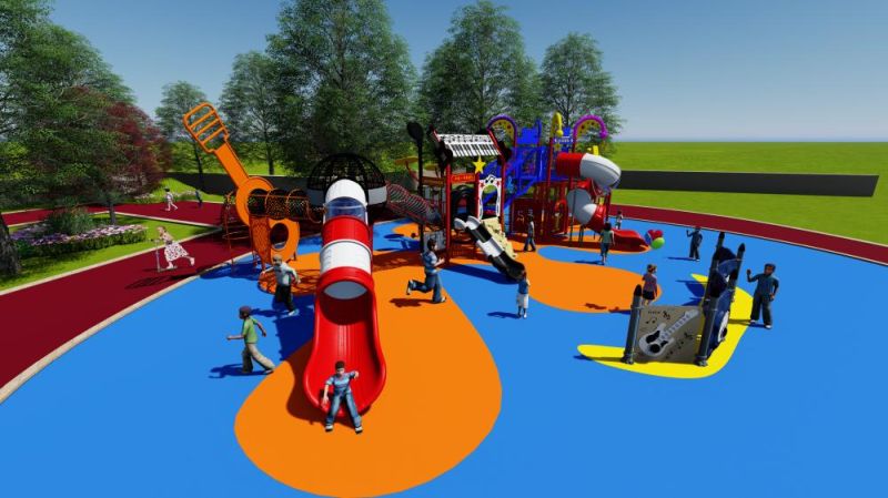 Colorful Kid School Popular Outdoor Playground Equipment