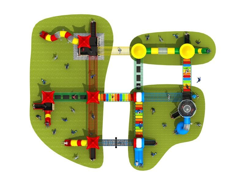 2018 Commerical Cross-Country Series Outdoor Playground Equipment