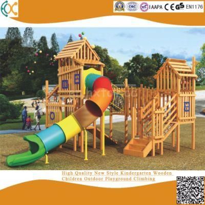 High Quality New Style Kindergarten Wooden Children Outdoor Playground Climbing