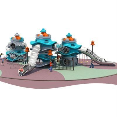 Outdoor Playground Slide Park Community Children Climbing Adventure Equipment Ym32