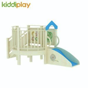 China Factory Price Good Quality Kids Playground Indoor Wood Playground Structure with Slide and Training Gym Toys