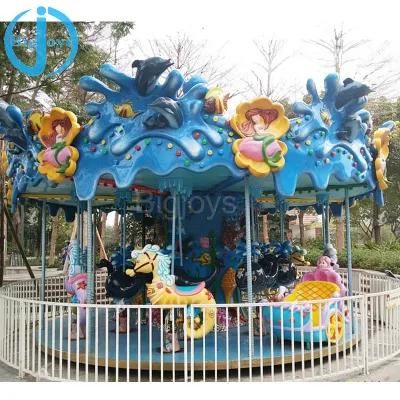 Cheap 16 Seats Sigle Ocean Theme Carousel Amusement Park for Sale