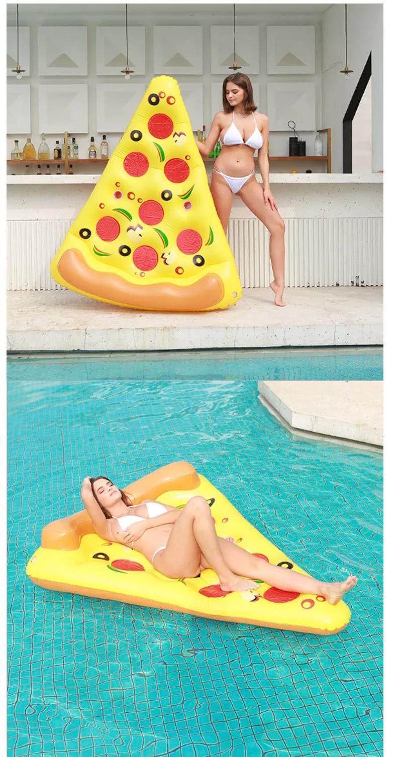 PVC 180cm Giant Inflatable Pizza Slice Pool Float