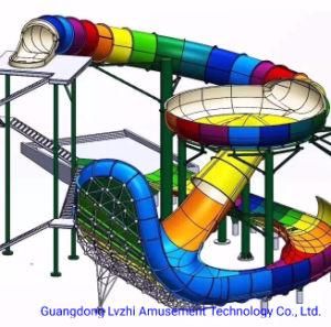 18m High Huge Water Slide for Water Park Super Bowl + Whirl Board (WS-078)