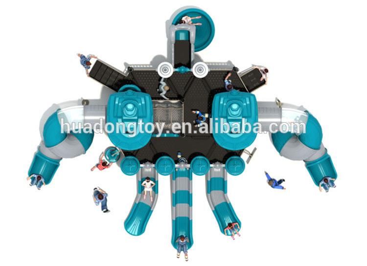 Customized Colorful Outdoor Kids Playground Equipment, Children′s Playground Slides