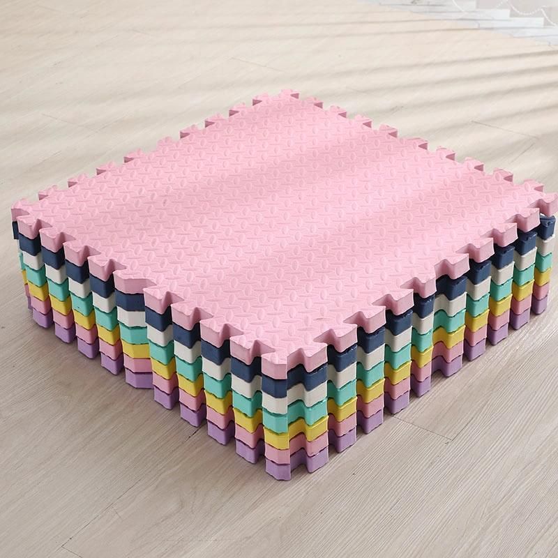 EVA Interlocking Tatami Puzzle Leaves Pattern Floor Baby Play Mat