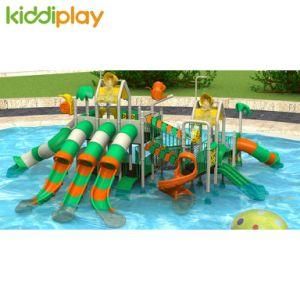 Best Selling Kids Outdoor Playground Water Game with Slide for Children Playing
