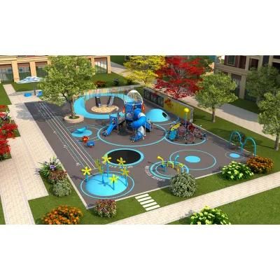 High Quality Popular Funny Plastic Kindergarten Children Sport Amusement Park Outdoor Playground Equipment