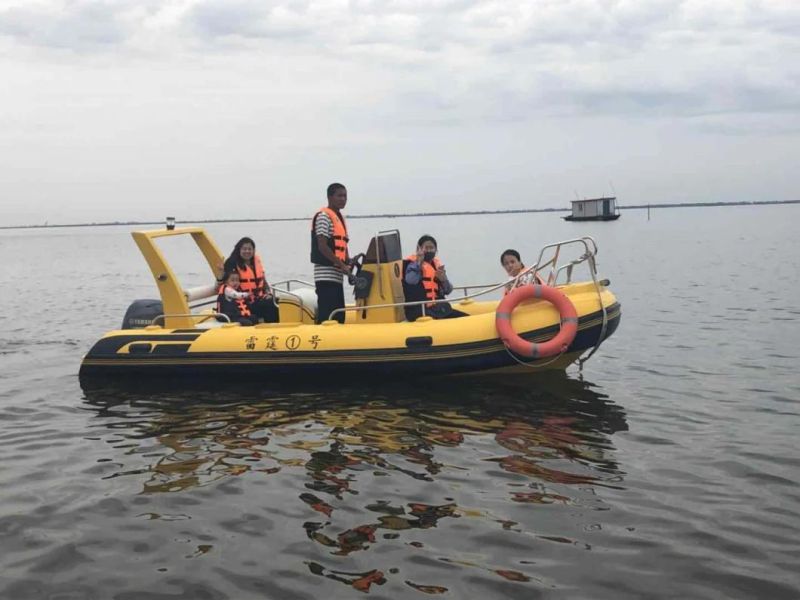 Rescue Boat /Hailun 520cm Rigid Inflatable Boat/ Fishing Boat/Rib520/River Rescue Boat