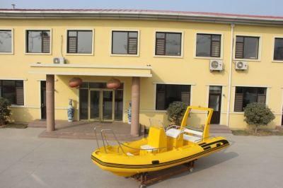 Quality Inflatable Motor Boaot Rib520 Inflatable Rib Boat Inflatable Fishing Boat in China