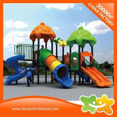 Children Playground Amusement Park Equipment Plastic Slide for Park