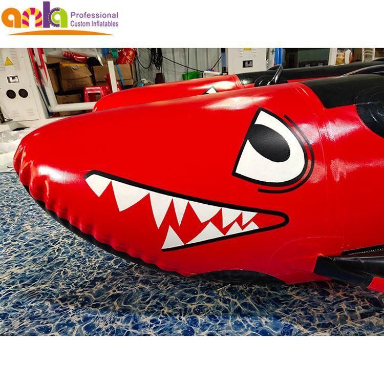 Custom Water Float Inflatable Shark for Surfing on Water