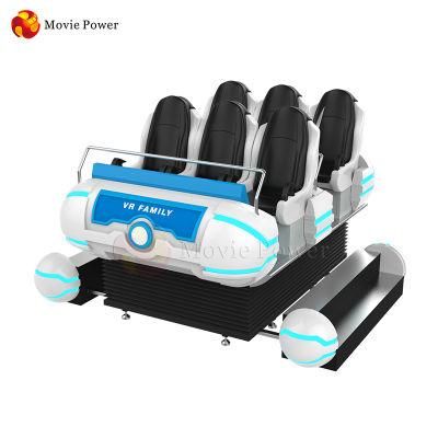 Multi-Seats 360 Degree Interactive 6 Seats Virtual Reality 9d Chair