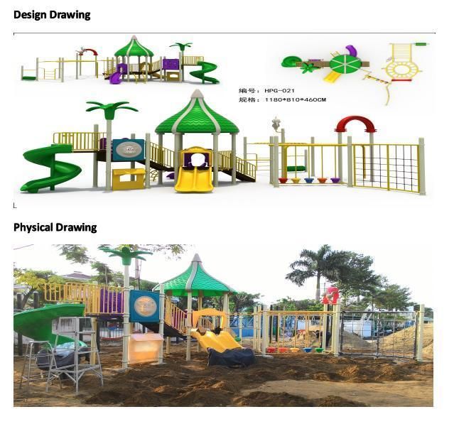 Outdoor Playground Kids Plastic Slide From Beijing Funmax