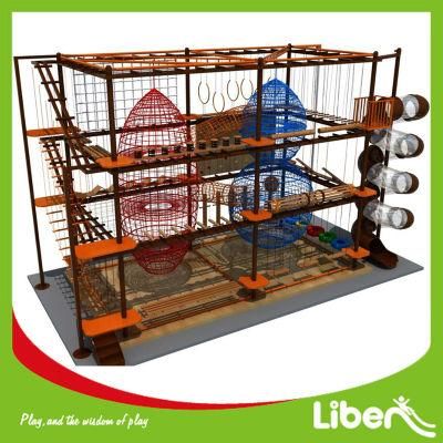 Indoor Playground Equipment Rope Course