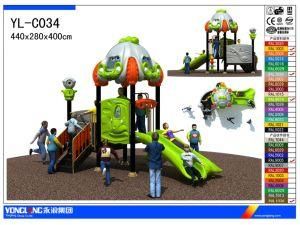 Yl-C034 China Cheap Children and Kids Plastic Outdoor Playset