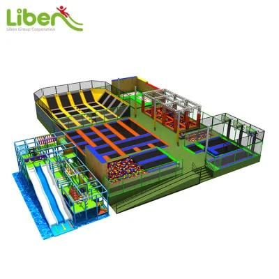 Liben Customized Business Trampoline Park Super Bouncing Bed with PP Mat