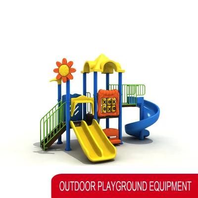 Kids Playground Outdoor Kindergarten Equipment Plastic Slide 10-20 Children Slide for Sale