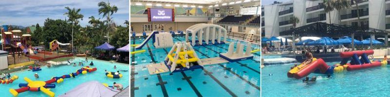 Aqua Fun Pools Sports Course Inflatable Obstacles Toys