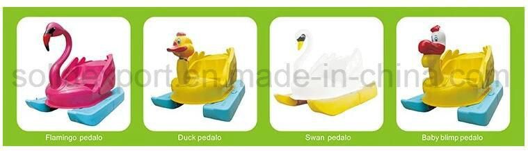 Hot Sale 2-4 Person Original Manufacturer Fiberglass Water Pedalo Swan Pedal Boats