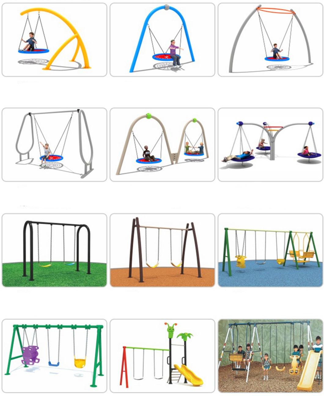 Park Square Outdoor Swing Set Community Kids Playground Equipment