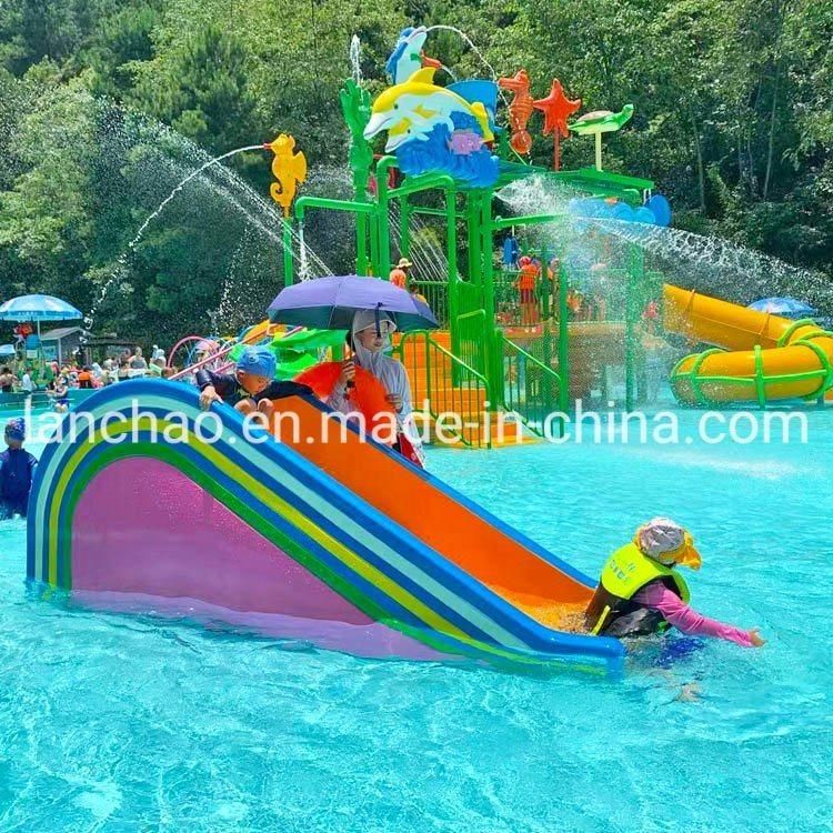 China Water Park Equipment Fiberglass Water House Slide