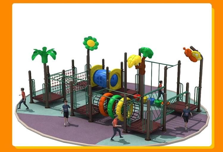 Kids Outdoor Bridge Gym Expand Training Equipment Climbing Wall Rope Tunnel