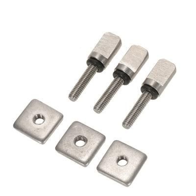 Stainless Steel Longboard Surfboard Center Bolt Plate Tool Fin Screw