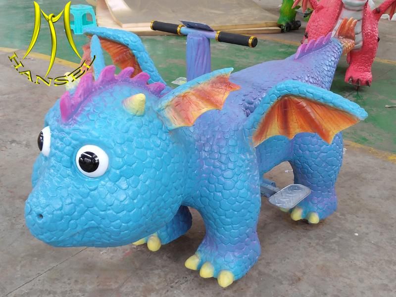 Hansel Indoor Shopping Mall Coin Operated Animal Rides on Dinosaur