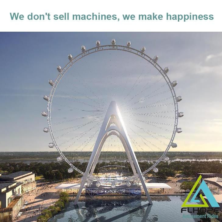 Flhope 20m Seamless Steel Pipe Ferris Wheel