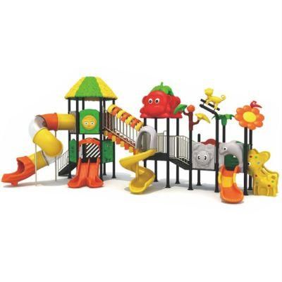 Outdoor Playground Big Plastic Slide Kids Amusement Park Equipment 276b