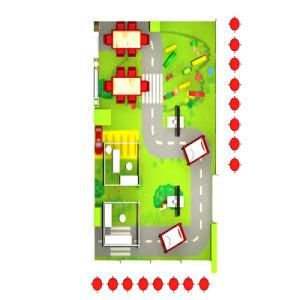 Wonderful Indoor Candy Plastic PVC Children Playground