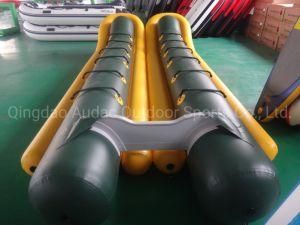 Customized Size Hot Sale Wholesale Price 5 Person 7 Person Durable Superior Quality Multi-Colored Inflatable Banana Boat