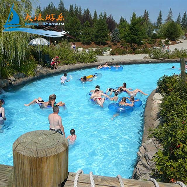 Lazy River Equipment for Water Aqua Park Resort with Push Pump Lazy River for Indoor Outdoor