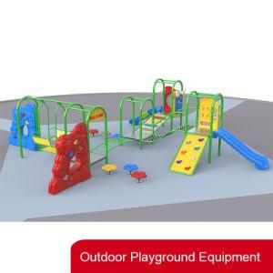 Children Outdoor Plastic Climbing Playground Equipment with Holder
