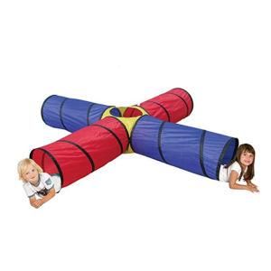Hide N Side Kid Play Tunnel for Indoor Outdoor Crawl
