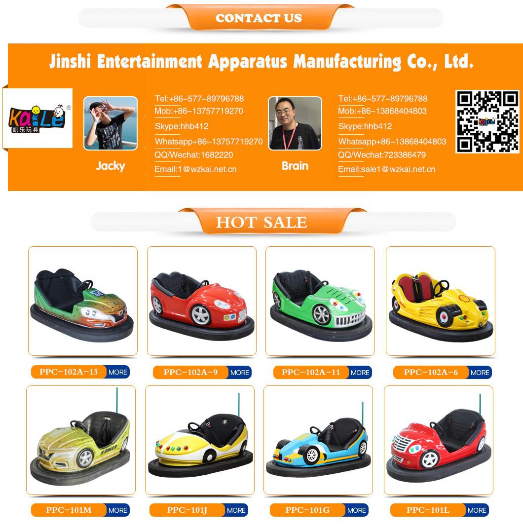 High Quality Electric Ce Certificate Dodgem Remote Control Colorful Battery-Driven Bumper Car